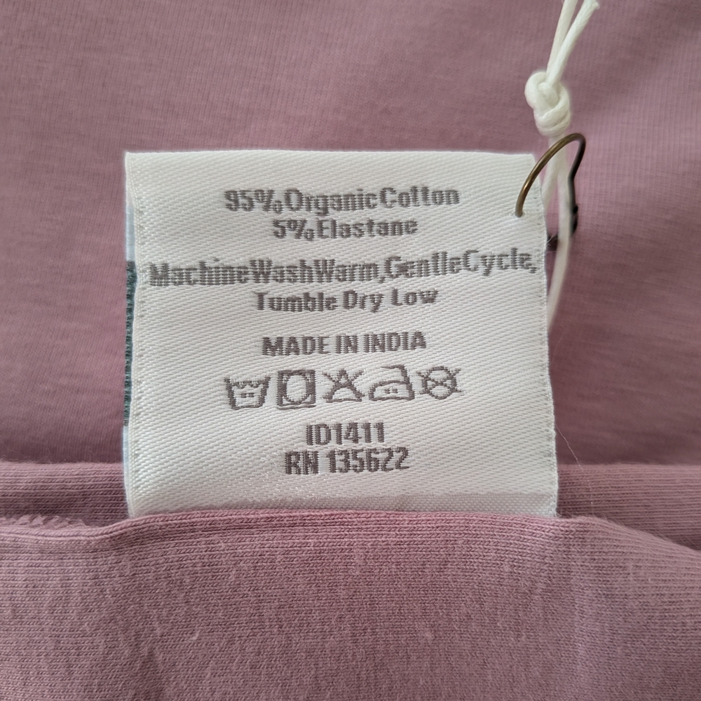 Elephant Moon Baby Purple Blanket 2 Pieces, 95% Organic Cotton - Picture 2 of 3